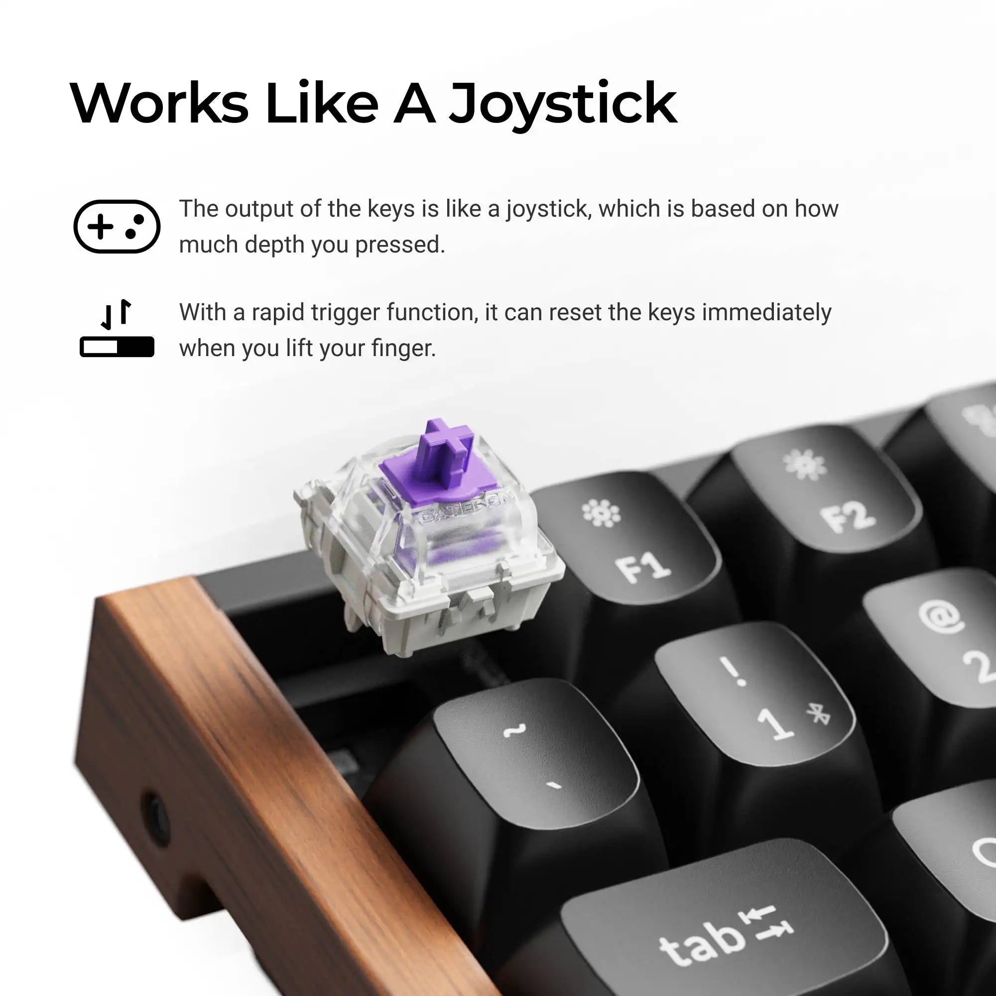 Keychron K4 HE Wireless Magnetic Switch Custom Keyboard 96% Layout RGB Backlight Double-Shot PBT Keycap