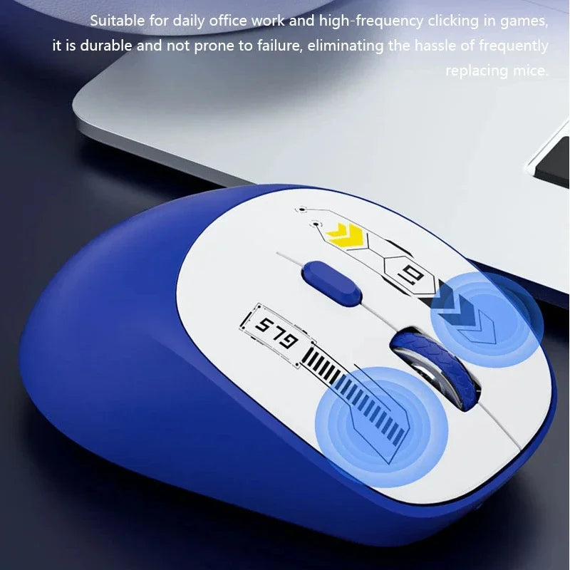 Wireless Bluetooth Dual-Mode Gaming Mouse with Charging and Silent Operation Computer Accessories