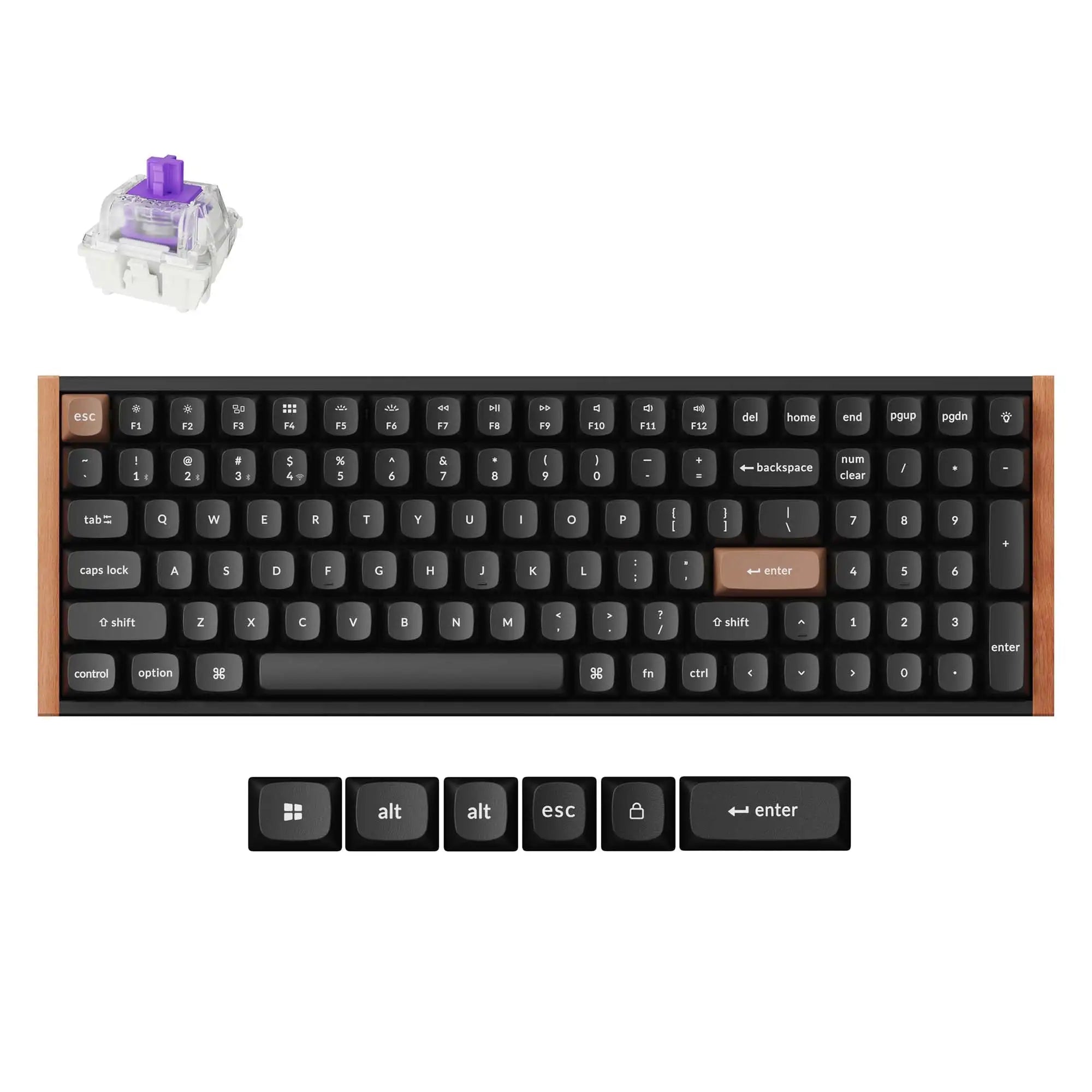 Keychron K4 HE Wireless Magnetic Switch Custom Keyboard 96% Lay...