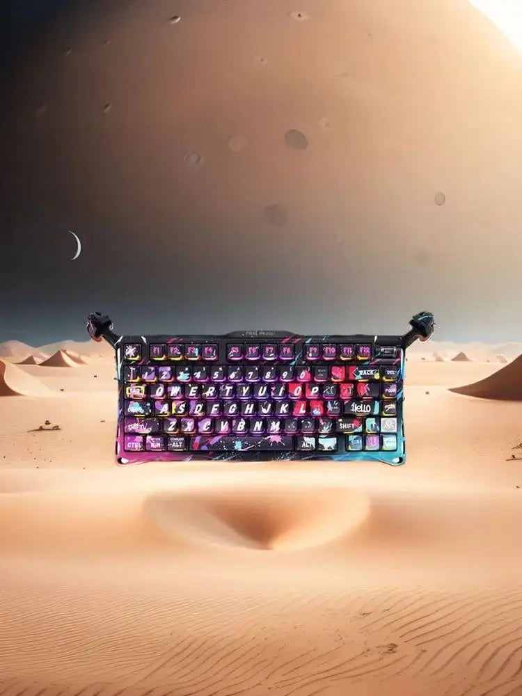 Gravastar V75 PRO Wired Mechanical Keyboard Magnetic Switch RT0.005mm Aluminium Alloy RGB Light Gateron Gasket Gaming Keyboard