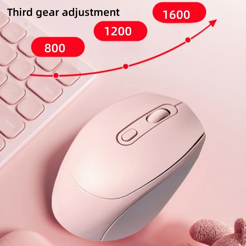 Dual Mode Battery Mice Bluetooth-compatible Wireless Mouse 2.4G Wireless Mouse 1600 DPI Gaming Mouse For Macbook Tablet Laptop