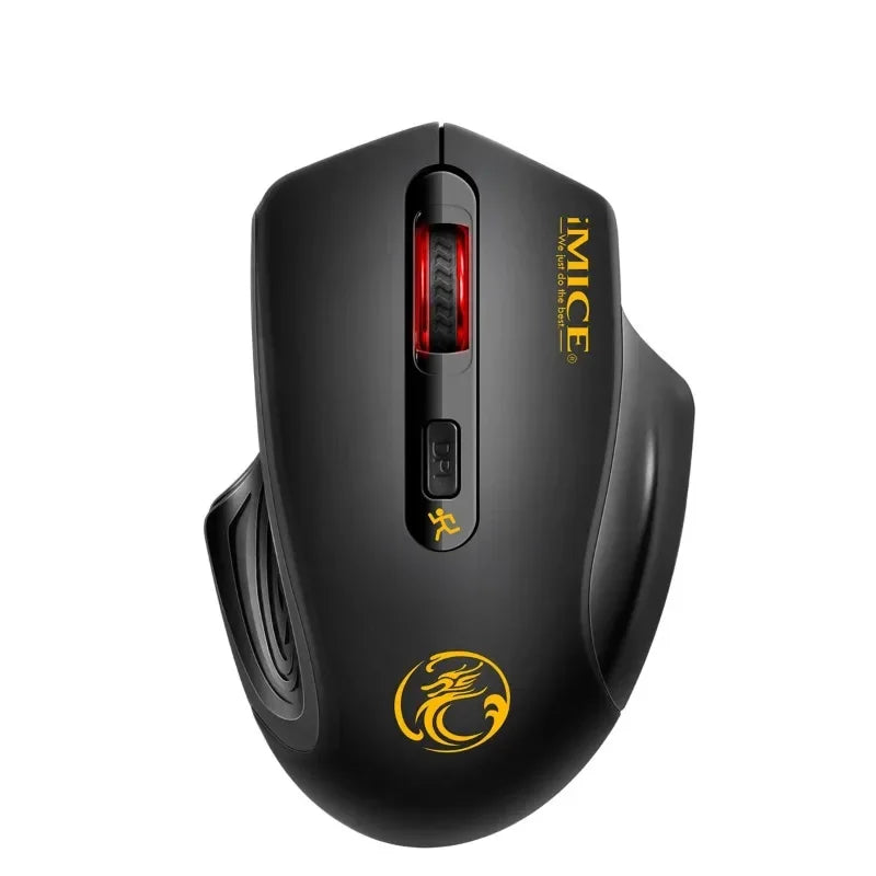 New Wireless Mouse 2000DPI Adjustable USB 3.0 Receiver Optical Computer Mouse 2.4GHz Gaming Mice Ergonomic Design For Laptop